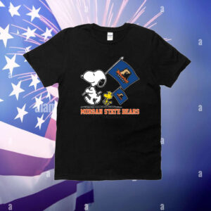 Snoopy Morgan State Bears Road To Oklahoma City flag T-Shirt
