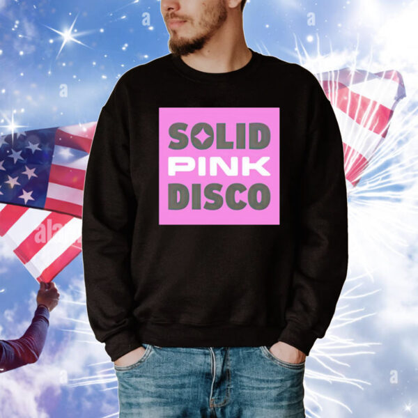 Solid Pink Disco T-Shirt