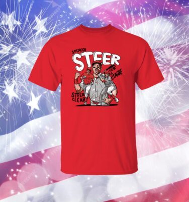 Steer Clear Fear The Stache Of Spencer Steer Shirt