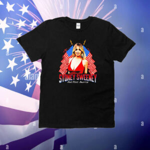 Sydney Sweeney America God bless America T-Shirt