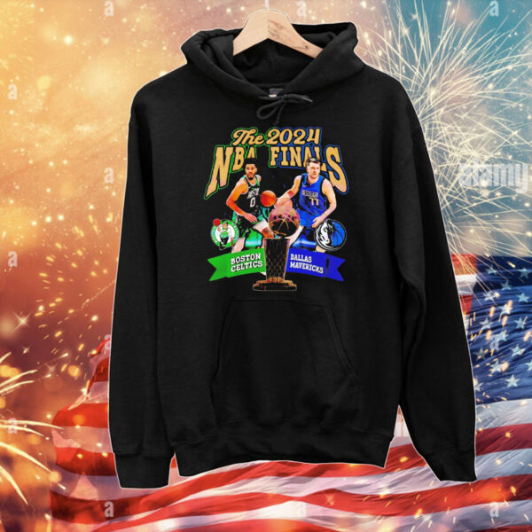 The 2024 NBA Finals Celtics vs Mavericks PNG Boston Celtics vs Dallas Mavericks T-Shirt