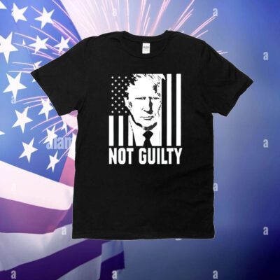 Trump Not Guilty Flag T-Shirt