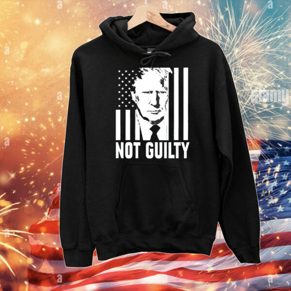 Trump Not Guilty Flag T-Shirt