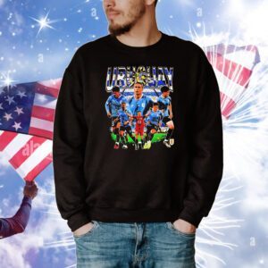 Uruguay Football Players Retro Vintage T-Shirt