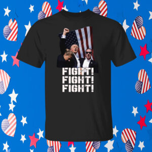 Trump FIGHT FIGHT FIGHT Womens Shirt