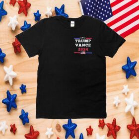 2024 Trump Vance Presidential Election Front And Back T-Shirt