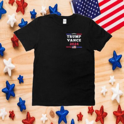 2024 Trump Vance Presidential Election Front And Back T-Shirt