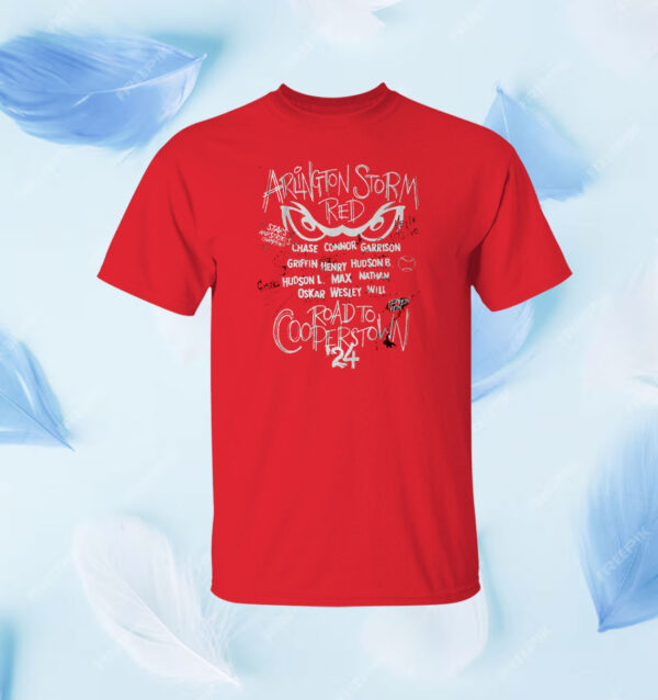 Arlington Storm Red Road To Cooperstown Shirt