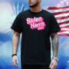 Biden Harris 2024 Pink Font Unisex Heavy Cotton Shirt