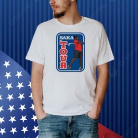 Carlbourkeart Saka On Tour Shirt