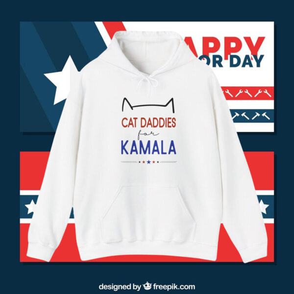 Cat Daddies for Kamala Harris 2024 Hoodie T-Shirt