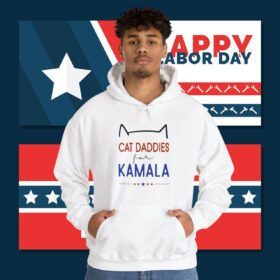 Cat Daddies for Kamala Harris 2024 Hoodie T-Shirt
