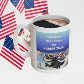 Childless For Cat Ladies For Harris 2024 Mug
