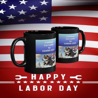 Childless For Cat Ladies For Kamala Harris Mug