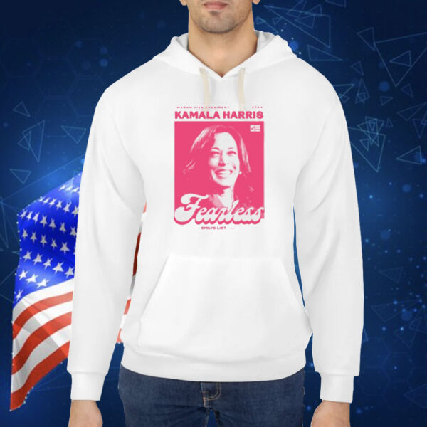 Emilyslist Store Kamala Harris Fearless Emily's List Shirt