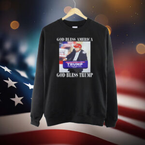 Ferriolawind God Bless America God Bless Trump Shirt