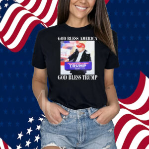 God Bless America God Bless Trump Shirt