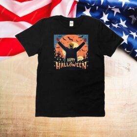 Happy Halloween Donald Trump Spooky Funny T-Shirt, Trumpkin T-Shirt