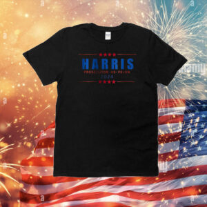 Harris 2024 T-Shirt, Prosecutor vs Felon Graphic Tee, Political Statement T-Shirt