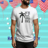 Kamala Harris Slogan Shirt | We're Not Going Back with Coconut Tree Symbol Tee Shirt