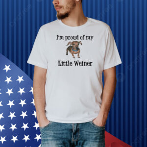 Limited Nicole Nation I'm Proud Of My Little Weiner Shirt