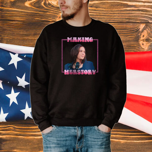 MAKING HERSTORY T-Shirt, Kamala Harris 2024 President for the People Empowering Women T-Shirt