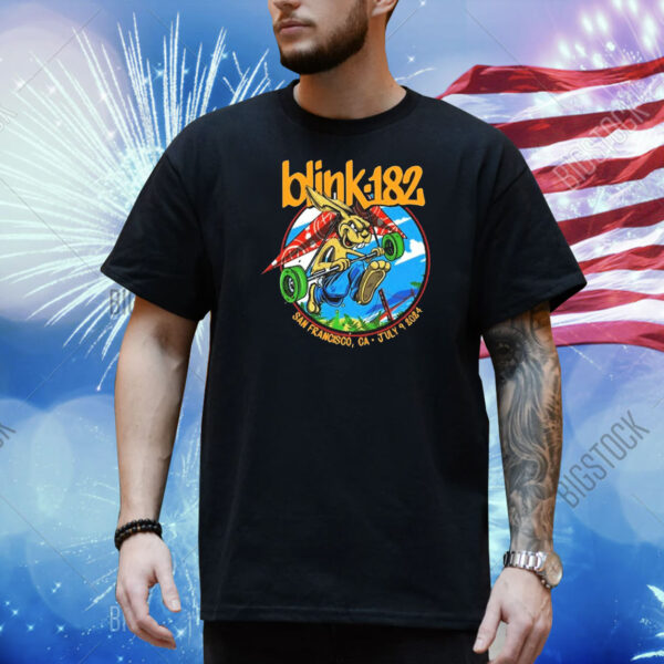 Official Blink-182 San Francisco Chase Center July 9, 2024 Shirt