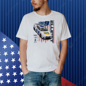 Official Chase Elliott #9 NAPA Flag 2024 Nascar Shirt