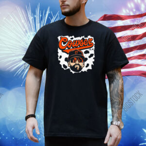 Official Colton Cowser Baltimore Orioles Cow Swag Head Shirt