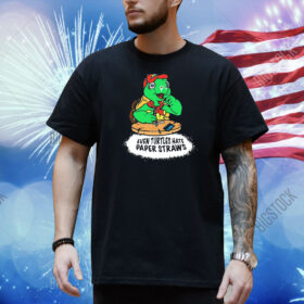 Official Isaac Butterfield Even Turtles Hate Paper Straws Shirt