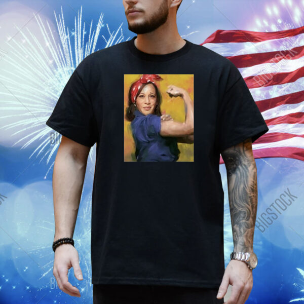 Official Kamala Harris Rosie The Riveter Retro 2024 Shirt