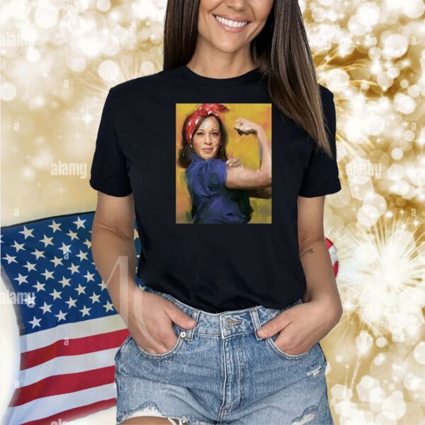 Official Kamala Harris Rosie The Riveter Retro 2024 Shirt