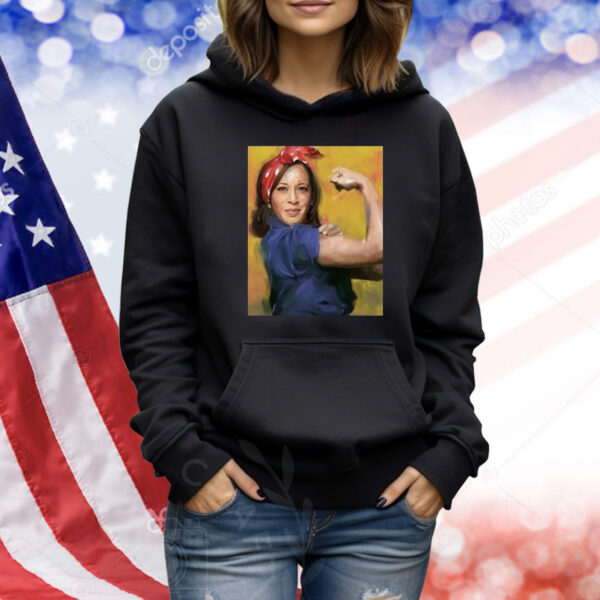 Official Kamala Harris Rosie The Riveter Retro 2024 Shirt