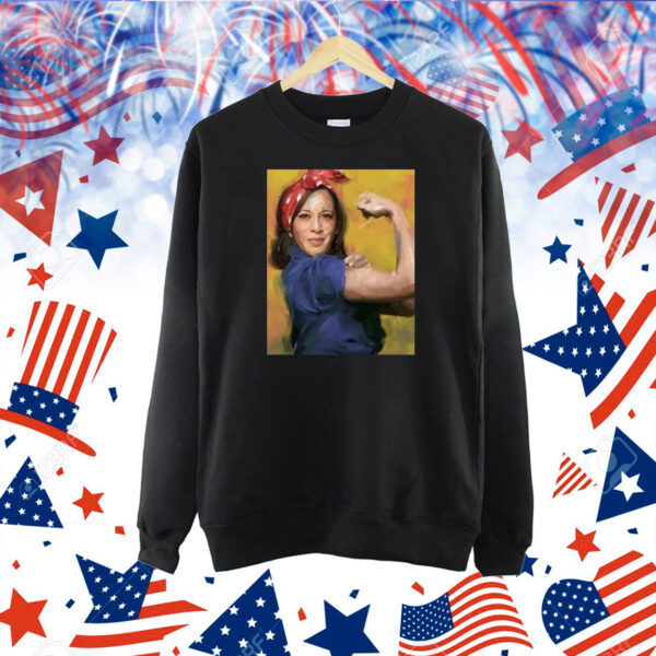 Official Kamala Harris Rosie The Riveter Retro 2024 Shirt