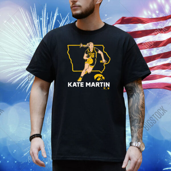 Official Kate Martin #20 State Star Iowa Hawkeyes Shirt