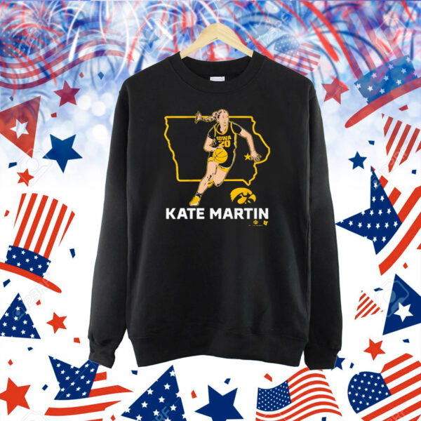 Official Kate Martin #20 State Star Iowa Hawkeyes Shirt