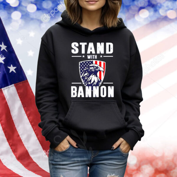 Official Sternamerican Stand With Bannon America Flag Shirt