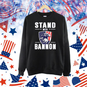 Official Sternamerican Stand With Bannon America Flag Shirt