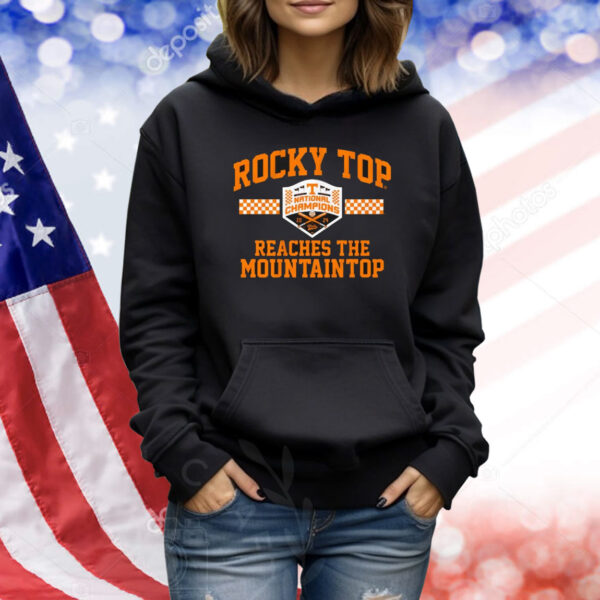 Official Tennessee Vols Baseball Rocky Top Reaches The Mountaintop National Champions Shirt