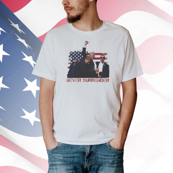 Official Trump Rally Never Surrender 2024 Vintage Shirt