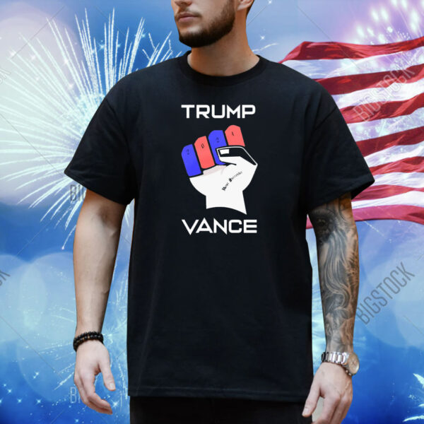 Official Trump Vance 2024 Never Surrender Make America Great Again 2024 Hand Shirt