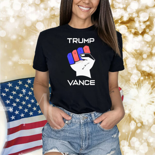 Official Trump Vance 2024 Never Surrender Make America Great Again 2024 Hand Shirt