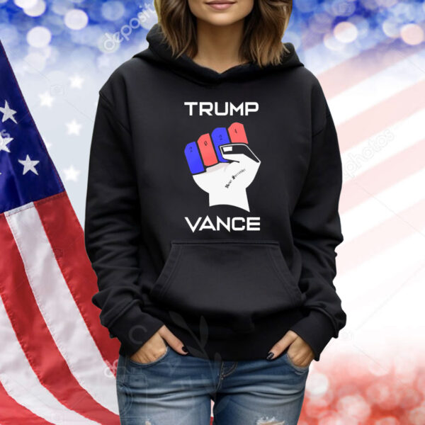 Official Trump Vance 2024 Never Surrender Make America Great Again 2024 Hand Shirt