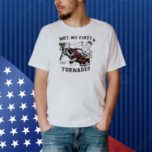 Official Twisters Glen Powell Not My First Tornado Painting Shirt