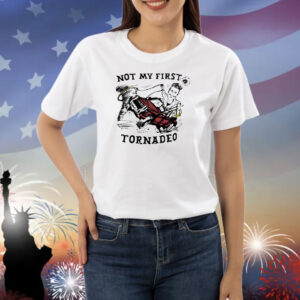 Official Twisters Glen Powell Not My First Tornado Painting Shirt