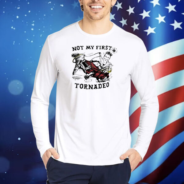 Official Twisters Glen Powell Not My First Tornado Painting Shirt