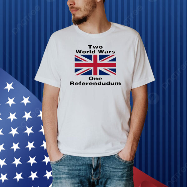 Official Two World War One Referendudum Union Flag Shirt