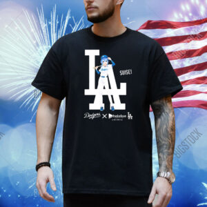 Official Umiboshi La Dodgers X Hololive Night Suisei Shirt