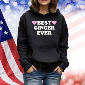 Shopellesong Best Ginger Ever Hearts Shirt