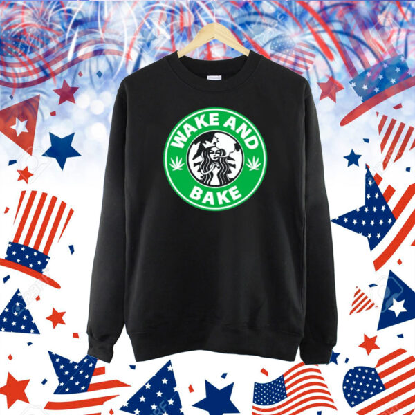 Travisa850 Wake And Bake Starbucks Weed Shirt